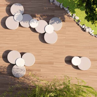 Modular Outdoor Sofa in Eco-Leather - Infinity | Spouf