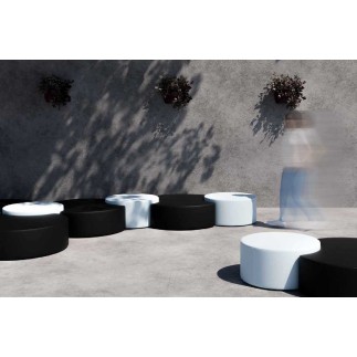 Modular Outdoor Sofa in Eco-Leather - Infinity | Spouf