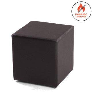 Pouf Quadrato in Ecopelle Ignifuga - Cubo | Spouf
