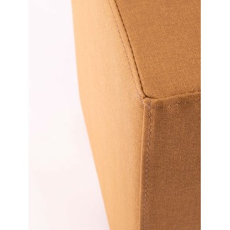 Square Pouf in Fire-Retardant Eco-Leather - Cubo | Spouf