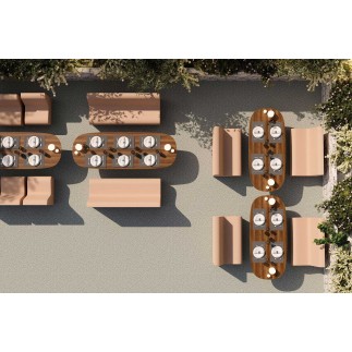 Small Eco-Leather Sofa for Restaurant - Ergo | Spouf