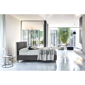 Fabric Double Bed - Poseidone Soft
