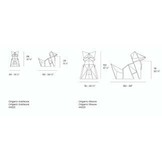 Scultura Decorativa da Esterno in Polietilene - Kitsune | Vondom