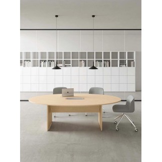 FSC-Certified Meeting Table with Oval Top - Treko