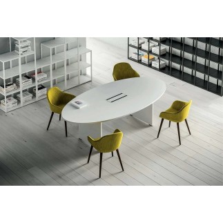 FSC-Certified Meeting Table with Oval Top - Treko | DVO