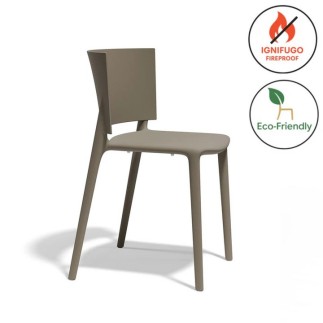 Stackable Fireproof Outdoor Chair - Africa | Vondom