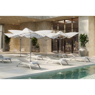 Lettino Prendisole con Impilabile Vondom - Africa | Vondom
