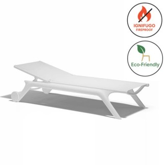 Lettino Prendisole con Impilabile Vondom - Africa