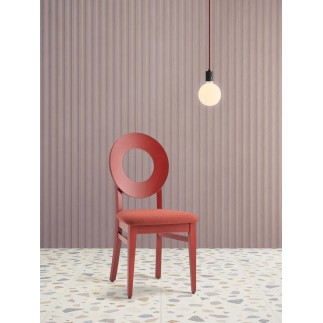 Design Wooden Chair with Cushion Seat - Dea | Palma