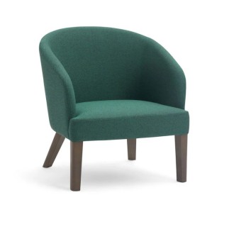 Lounge Armchair in Wood for Waiting Room - Doris | Origins 1971