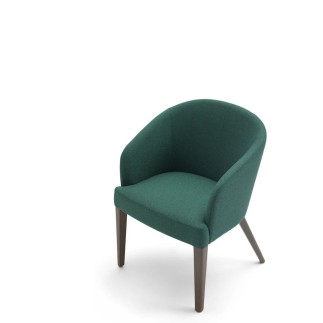 Fabric Cockpit Armchair for Waiting Room - Doris | Origins 1971