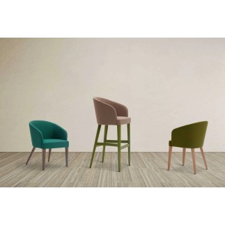 Fabric Cockpit Armchair for Waiting Room - Doris | Origins 1971