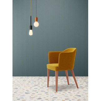 Fabric Solid Wood Chair - Truman