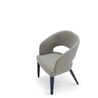 Indoor Restaurant Chair with Cushion Seat - Ray | Origins 1971