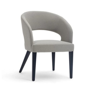 Indoor Restaurant Chair with Cushion Seat - Ray | Origins 1971
