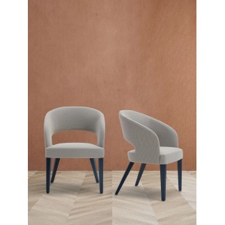 Indoor Restaurant Chair with Cushion Seat - Ray | Origins 1971