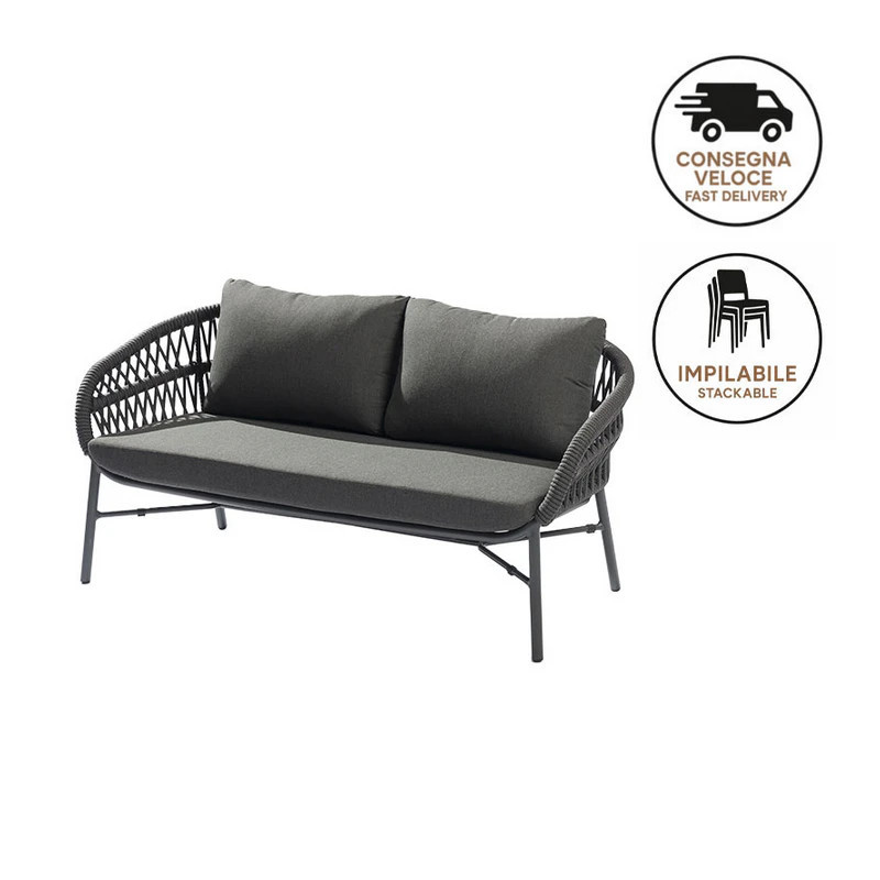 2-Seater Outdoor Sofa – Flow | Isarreda