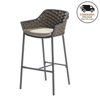 Sgabello da Bar in Corda - Cool | Isarreda