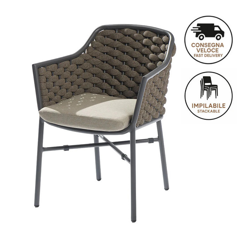 Stackable Woven Rope Chair – Cool | Isarreda