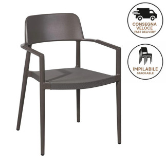 Outdoor Chair with Textilene Seat - Cancun | Isarreda