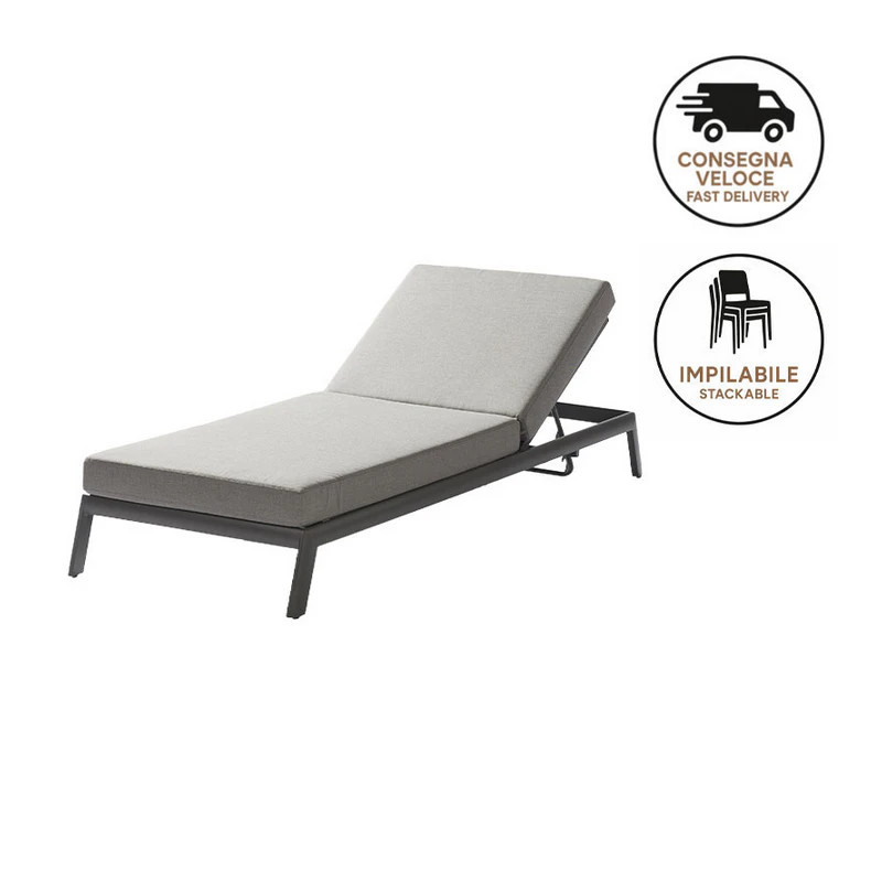 Stackable Sun Lounger with Removable Cover | Isarreda