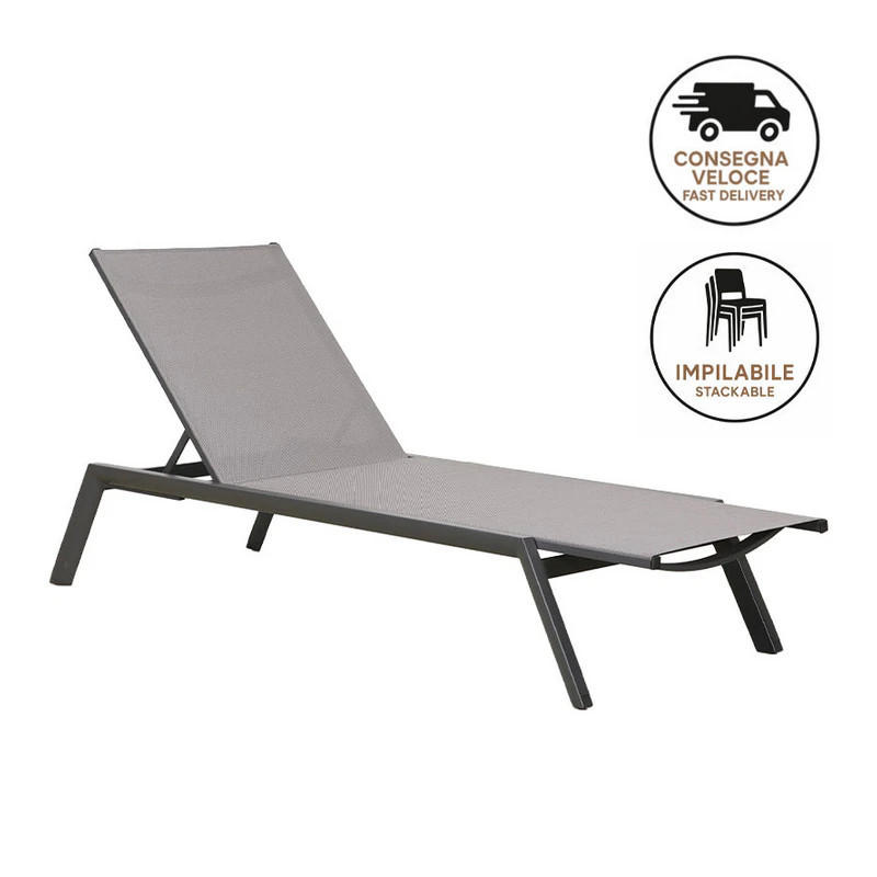Adjustable Sun Lounger - Sand | Isarreda