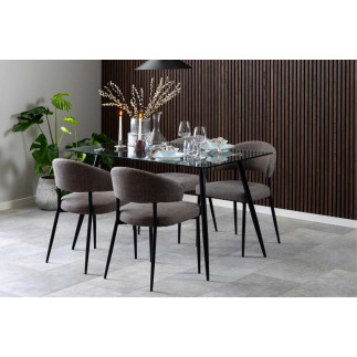Sedia di Design con Seduta Imbottita - Edina | Isarreda