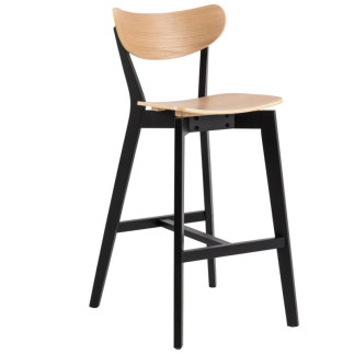 High Wooden Bar Stool - Roxby | Isarreda