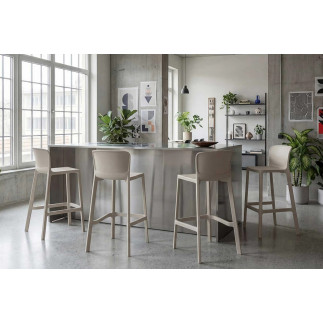 Sgabello Fisso In Plastica Riciclabile - Brooklyn | Monteforte