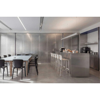 Sgabello Fisso In Plastica Riciclabile - Brooklyn | Monteforte