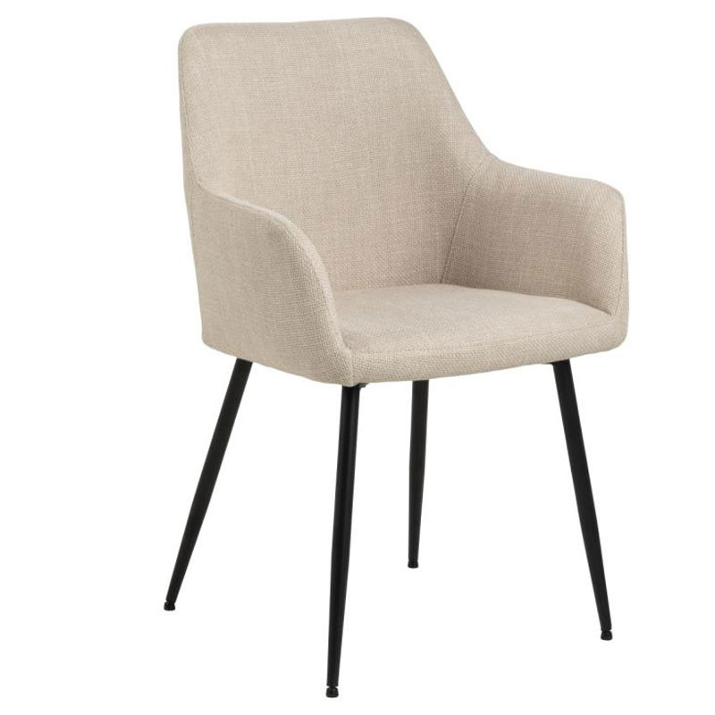Upholstered Armchair for Dining Room - Lizzy | Isarreda