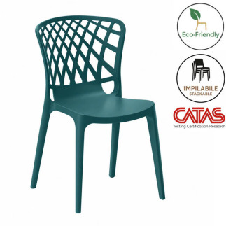 Stackable Chair in Recyclable Polypropylene - Porto | Monteforte