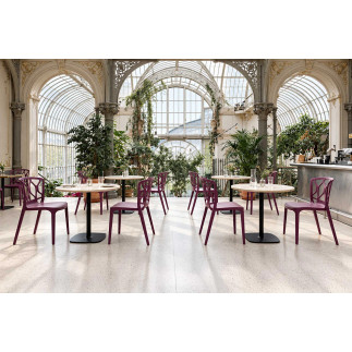Stackable Outdoor Chair for Restaurants - Vienna | Monteforte