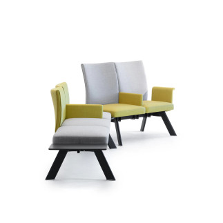 Upholstered Waiting Room Seating - Ola | Leyform
