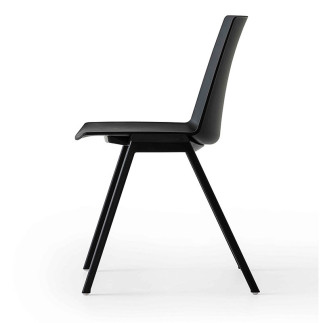 Stackable chair with or without armrests - Jubel IV | Gaber