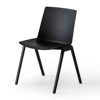 Stackable chair with or without armrests - Jubel IV | Gaber