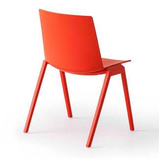 Stackable chair with or without armrests - Jubel IV | Gaber