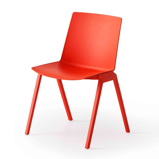 Stackable chair with or without armrests - Jubel IV | Gaber
