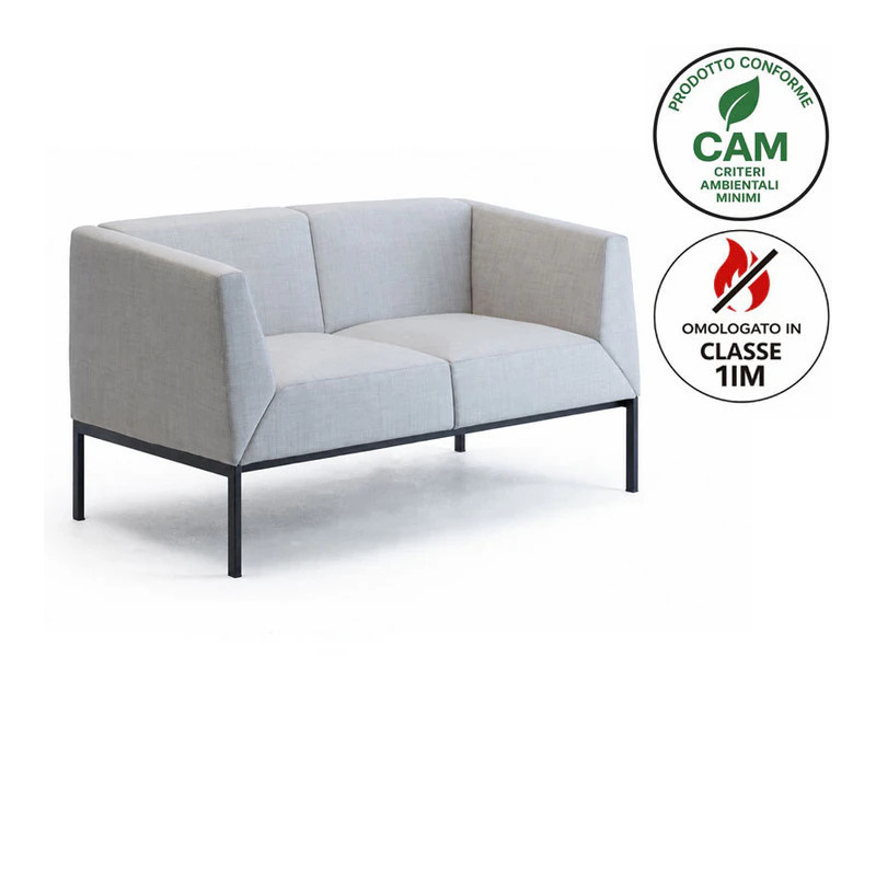 2- or 3-Seater Waiting Room Sofa - Kos | Leyform