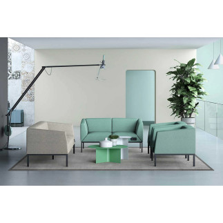 2- or 3-Seater Waiting Room Sofa - Kos | Leyform