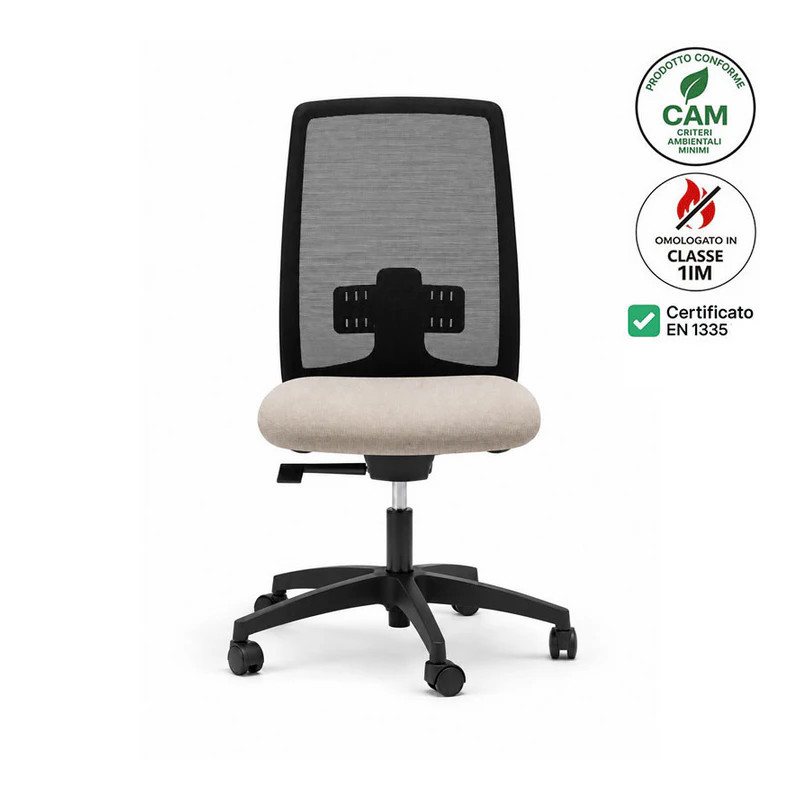 Sedia Operativa per Ufficio con Schienale in Rete - Neon Mesh | Mstyle
