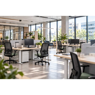 Sedia Operativa per Ufficio con Schienale in Rete - Neon Mesh | Mstyle