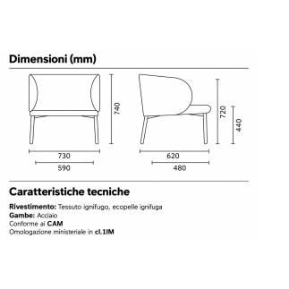 Certified Waiting Room Armchair - Liv | Leyform