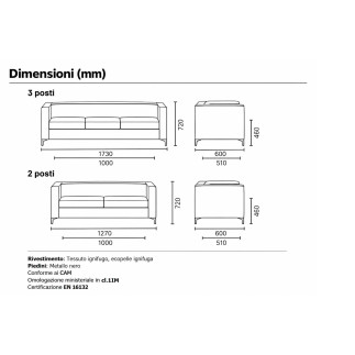 2- and 3-Seater Waiting Room Sofa - Unit | Leyform