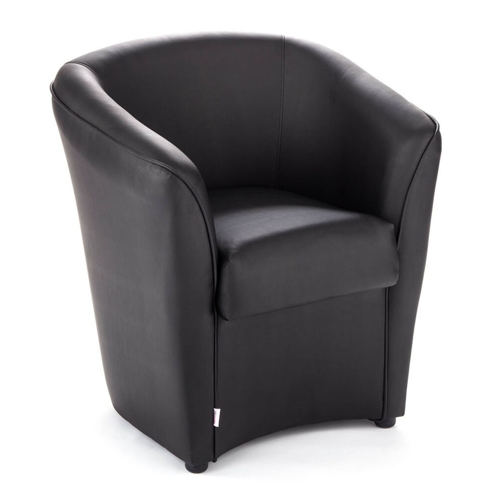 Armchair in synthetic leather