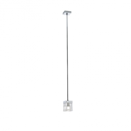 Suspension Lamp in Crystal - Cubetto