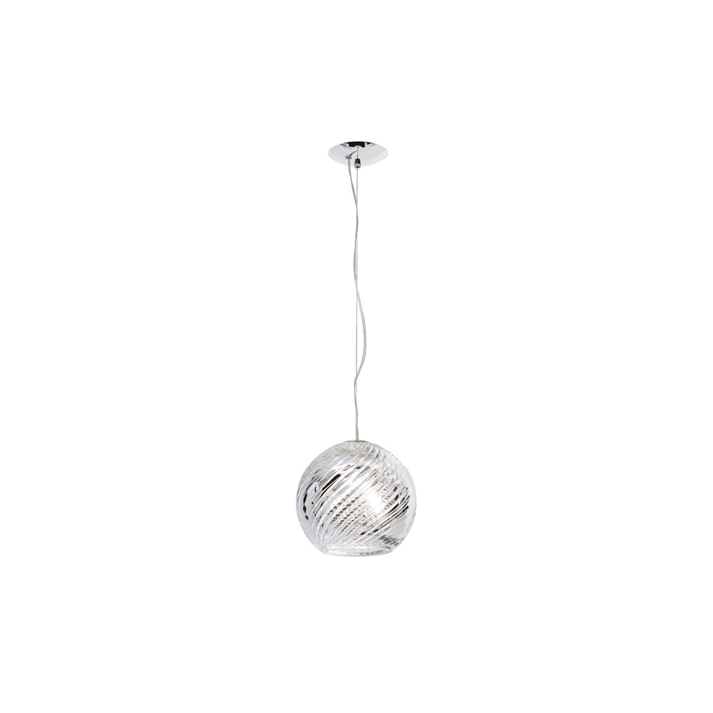 Sospensione Lamp in glass - Swirl