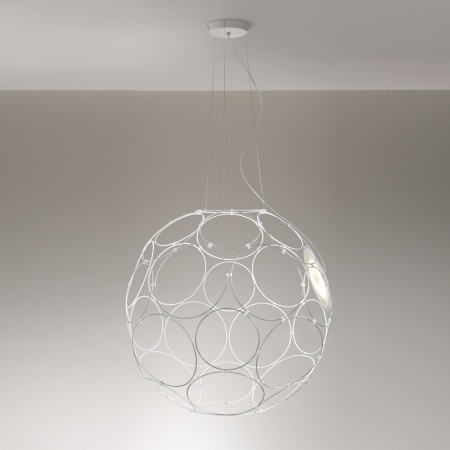 Giro, metal suspension lamp