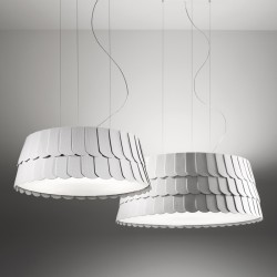Roofer cylindrical suspension lamp
