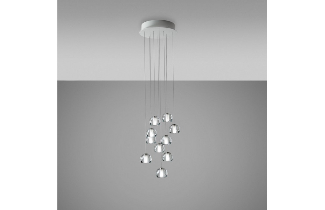 Lampada LED a sospensione 10 luci Multispot